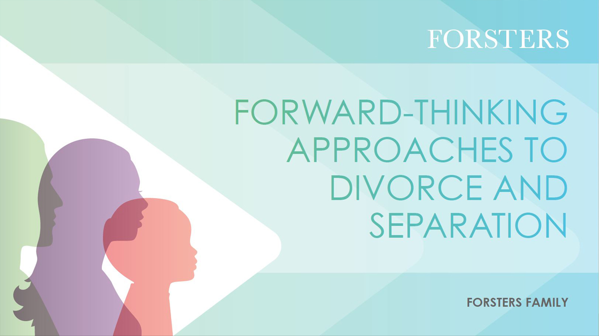 Forward Thinking Approaches to Divorce and Separation