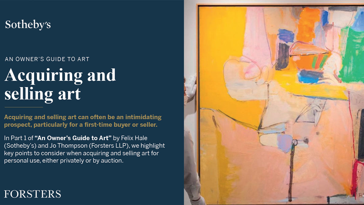 Sotheby's and Forsters - Owner's Guide to Art