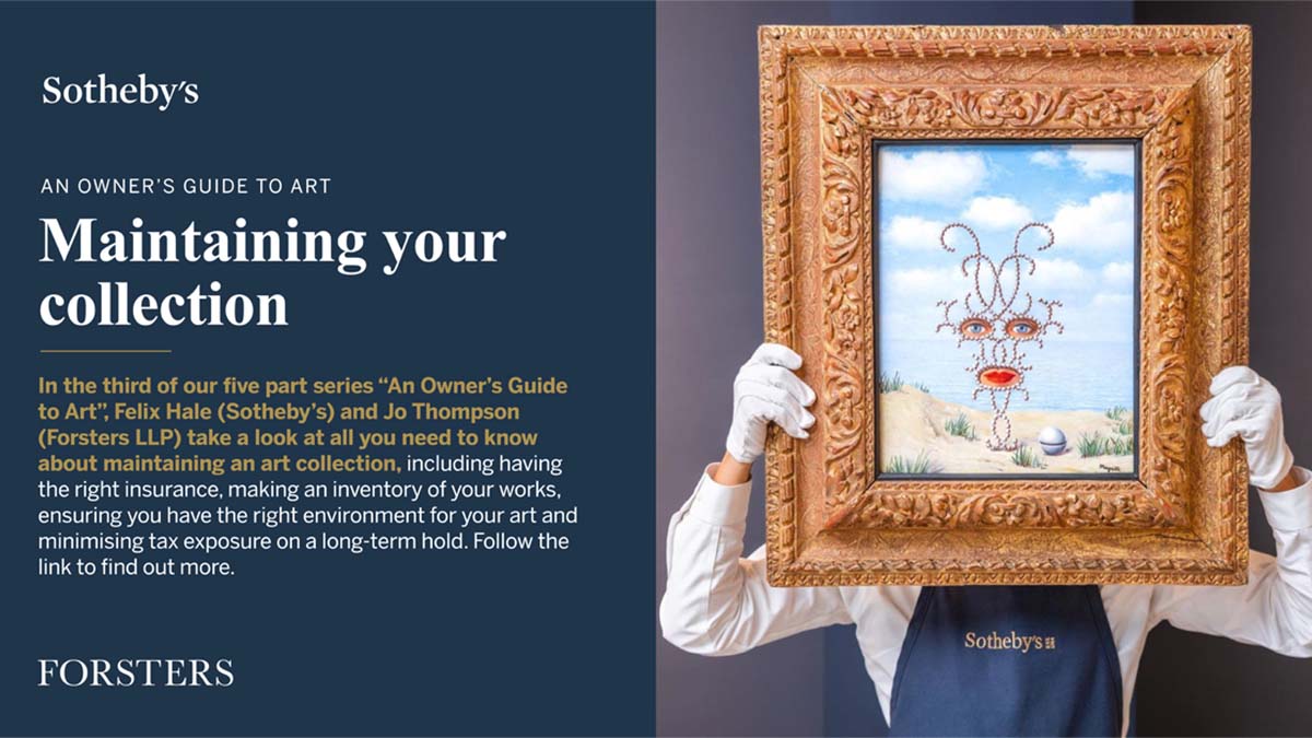 Sotheby's and Forsters - Owner's Guide to Art - part 3