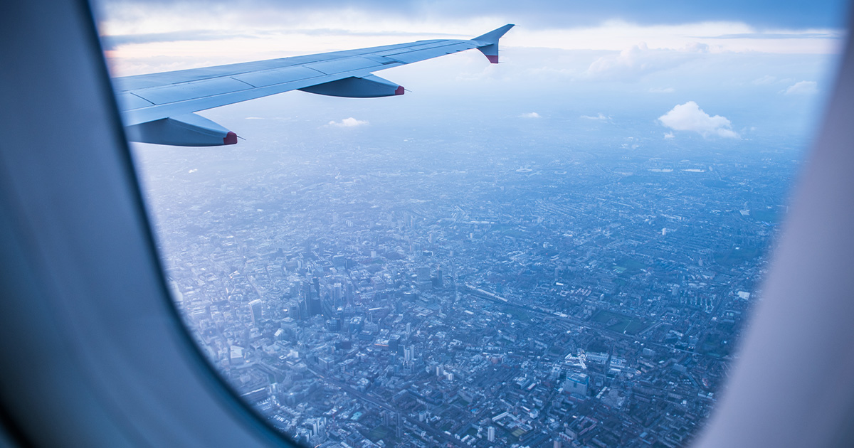 Indefinite Leave to Remain plane over London