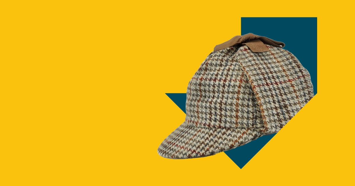 Sherlock Holmes style hat