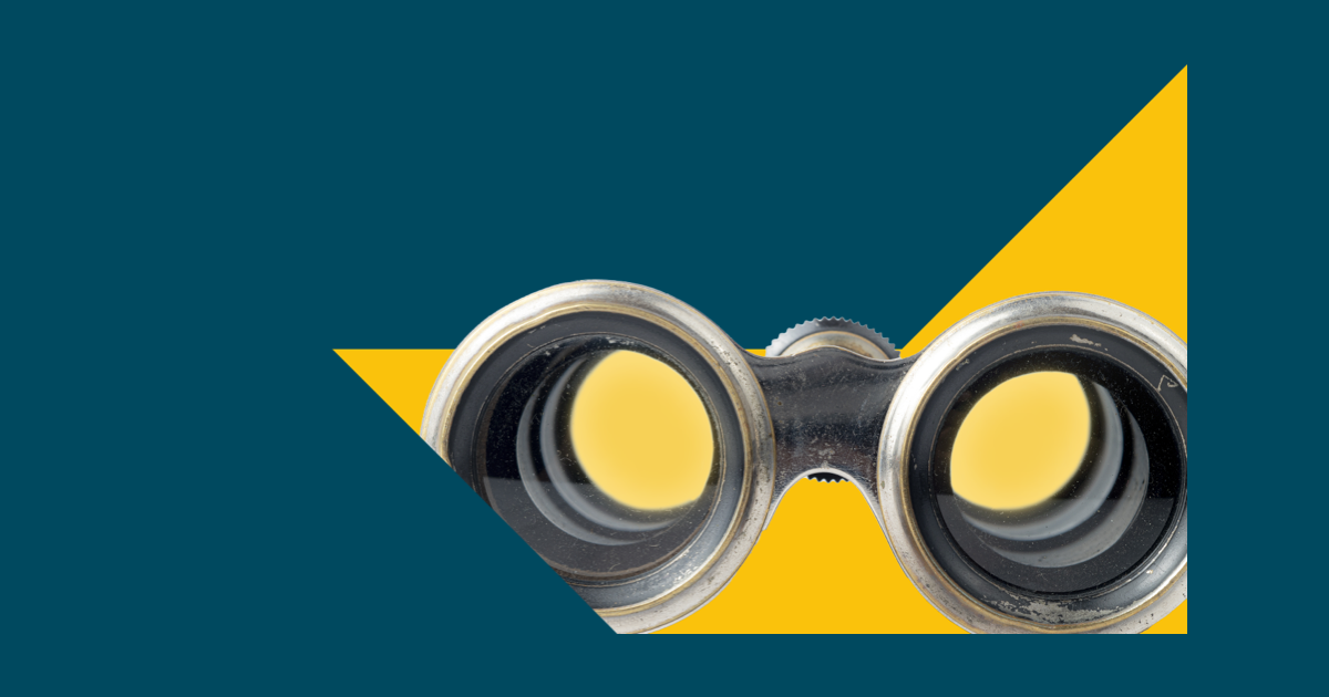 Pair of vintage binoculars