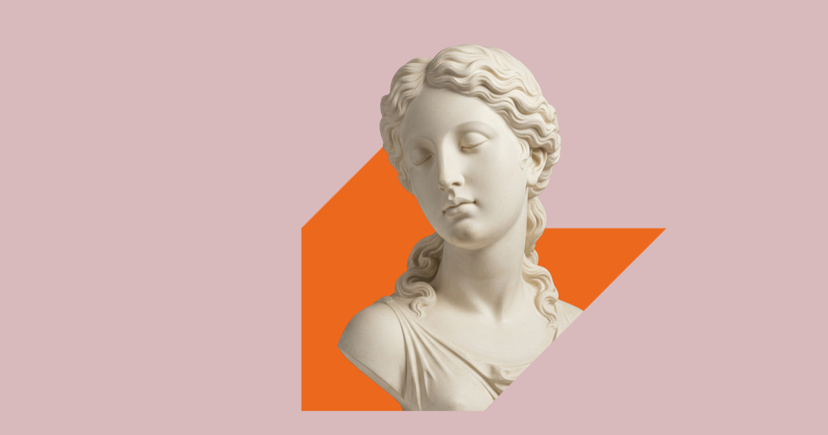 Classical statue of a woman