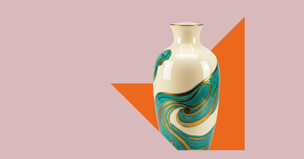 Patterned vase