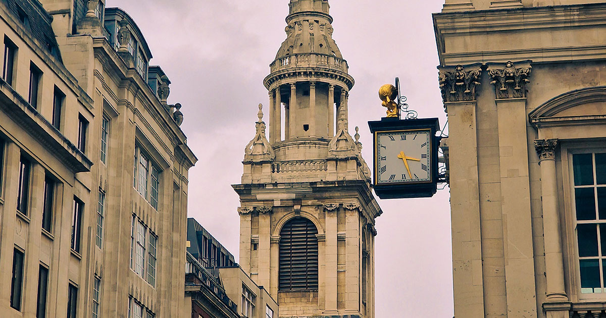 Mary le Bow church on Cheapside near Frederick's place