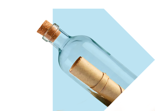 Message in a bottle
